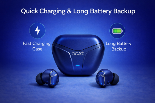 boAt True Wireless Bluetooth Earbuds with Deep Bass, ENx™ Technology & Fast Charging – Premium Sound Experience