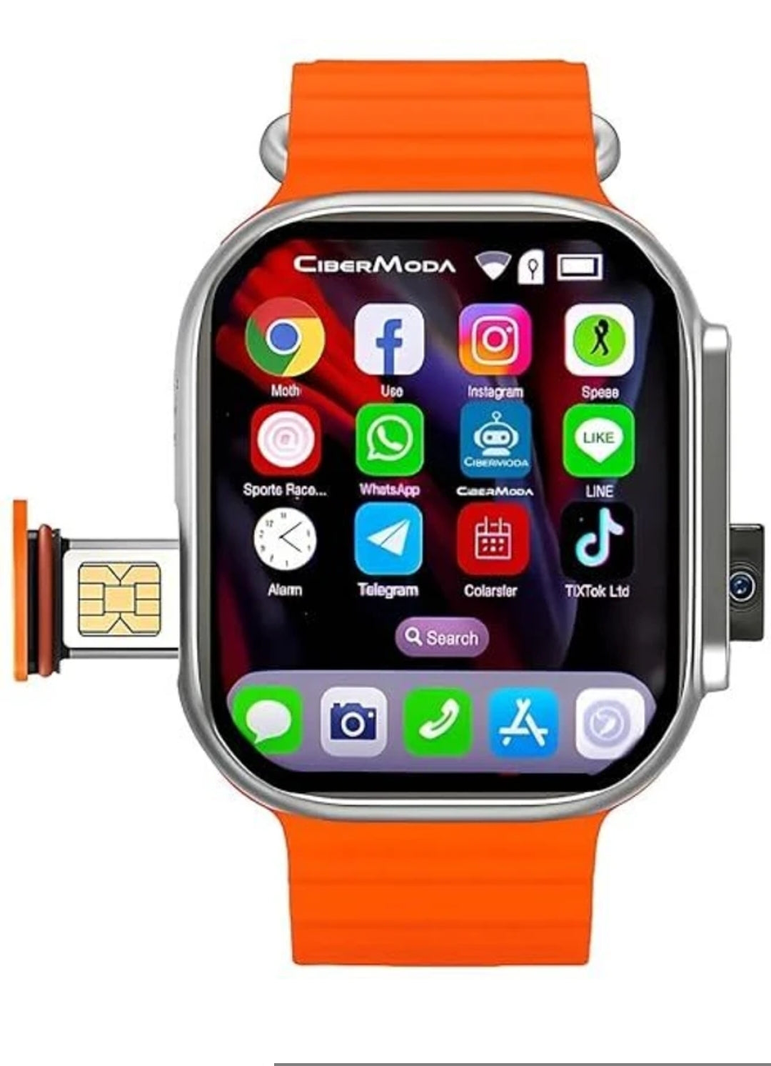 4G Smartwatch with SIM Support | Video Calling Fitness & Heart Rate Monitor
